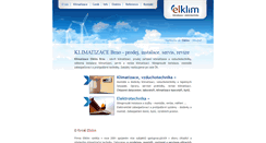 Desktop Screenshot of elklim.cz
